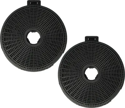 Produktbild von vhbw 2x Aktivkohlefilter kompatibel mit Teka DHL 985 T, DH60, DHL686T, DH90, DH90 ISLA, DHB60, DHB, DHB90, DHI 90 Dunstabzugshaube - 20 cm