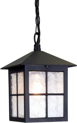 Produktbild von Elstead Winchester Außen-Hängeleuchte E27 29cm Schwarz IP43