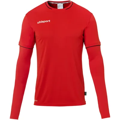 Image de Uhlsport Save Goalkeeper Shirt Hommes Enfants rouge noir Gr XL