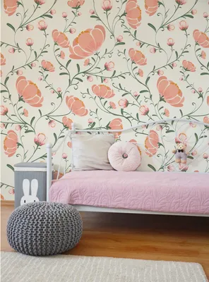Produktbild von Coloray Fototapete 290x290 cm An Einer Wand Latex Latextapete - Blumen- oder empfindliche Blumen