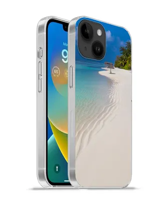 Produktbild von MuchoWow® Handyhülle Schutzhülle Hülle für Apple iPhone 14 - Softcase Meer - Strand - Sommer Silikon Softcase Handy Hülle - Mobiltelefonhülle