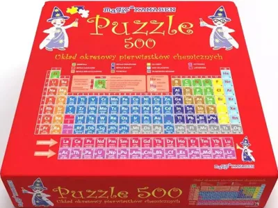 Produktbild von Puzzle 500 elementów. Układ okresowy pierwiastków