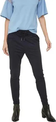 Produktbild von Vero Moda 10197909_2079_65_7261866, Basic-Hose, Weiblich, Dunkelblau, M, Dark colours to be washed separately; Max. shrinkage 5%; Max. shrinkage 5%, Line drying, Nicht bleichen