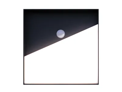 Produktbild von Eco-Light LED Akku Wandleuchte Außenlampe Anthrazit 15x15cm IP44 5W 460lm Warmweiß 3000K Sensor USB
