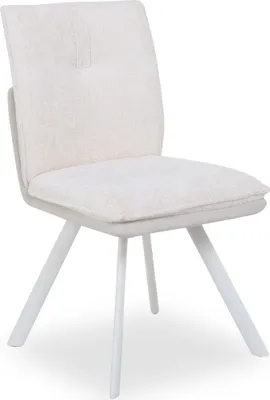 Produktbild von Polsterstuhl HARPER HARARE LBH 61x47x86 cm weiß Esszimmerstuhl