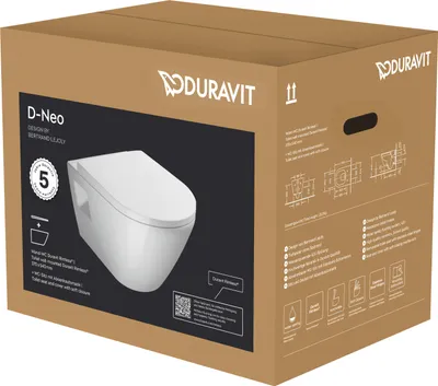 Produktbild von Duravit D-Neo WC-Set wandhängend, 1 Stk.
