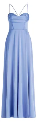 Produktbild von Vera Mont Damen Abendkleid mit Wasserfallausschnitt 42, Smoky Lavender