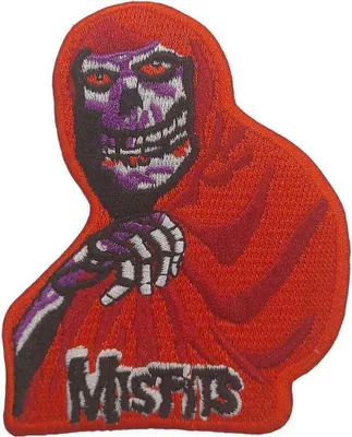 Obrázek produktu pro Misfits - nášivka "Red Cape Fiend", tkaná látka RO11333 (jedna velikost) (červená)
