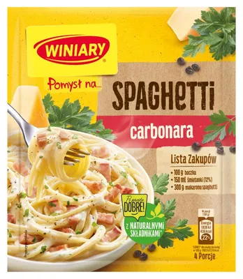 Productafbeelding van Winiary – Een idee voor... Spaghetti Carbonara, 34 gram