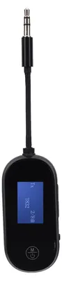 Produktbild von Bluetooth 5.3 Sender und Empfänger – kabelloser HiFi-Sender mit Flugzeugadapter für zu Hause, auf Reisen und im Fitnessstudio