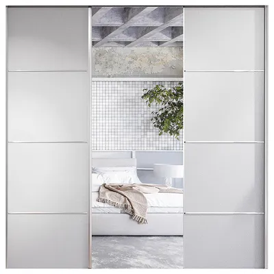 Imagen del producto de Puertas correderas para armario MERV F4 200 gris
