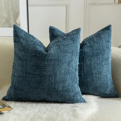 Produktbild von Set mit 2 weichen Chenille-Kissenbezügen
