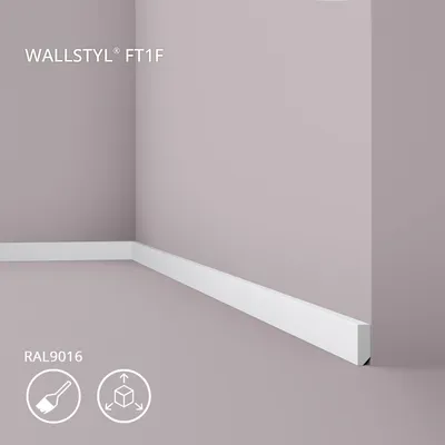 Produktbild von NMC FT1F WALLSTYL Sockelleiste Zierleiste Wandleiste Friesleiste 2 m