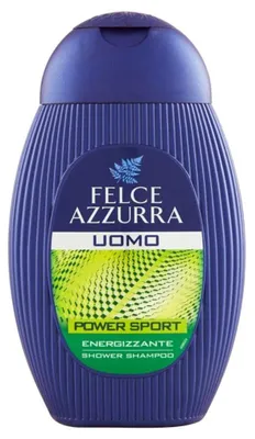 Zdjęcie produktu dla Felce Azzurra Dynamic, Żel pod prysznic, 250 ml, Mężczyźni, Ciało i włosy, Bursztyn, Bergamotka, Drzewo sandałowe, Energetyzujący