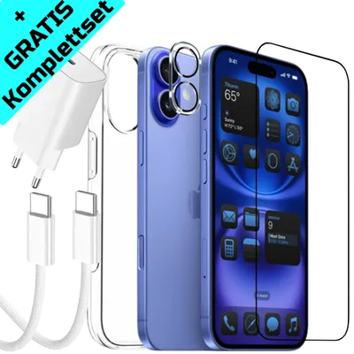 Produktbild von Apple iPhone 16 128GB Ultramarin/Blau NEU Versiegelt + Gratis Komplettset Ladegerät Handyhülle Displayschutz Kameraschutz