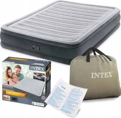 Zdjęcie produktu dla Materac dmuchany, Air Bed Comfort-Plush Queen, 203x152x33 cm, Intex 67770