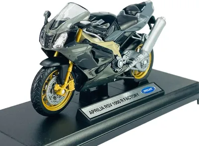 Produktbild von Welly Aprilia RSV 1000 R Factory 1:18 11cm Motorrad  im Kasten Die Cast Modell 12807