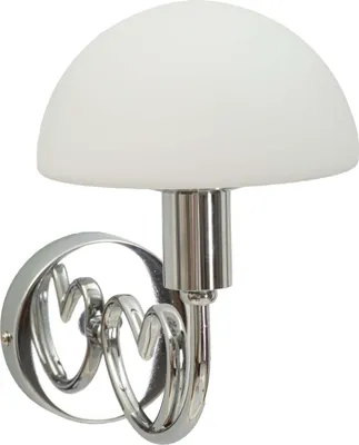 Zdjęcie produktu dla o Ferretti lampa ścienna Lovy E14 23x15x22 cm srebrny biały