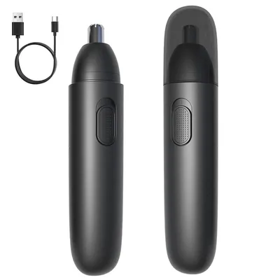 Produktbild von Nasenhaartrimmer,Nasenhaarschneider 2 in 1 Set Ohrhaarschneider, Professioneller schmerzfreier Augenbrauen und esichtshaartrimmer,USB-C Wiederaufladbar