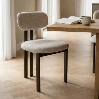Produktbild von Giga Meubel Esszimmerstuhl Noor - Beige/Brons