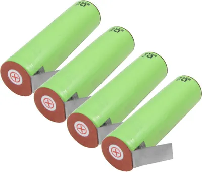 Produktbild von Trade-Shop 4x Panasonic NCR18650PF mit Z-Lötfahne versetzt Lithium-Ion Akku Zelle 2900mAh 3,6V/3,7V 10A Entladestrom Flat-Top Flach