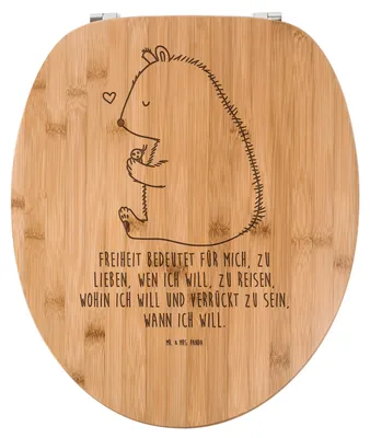 Produktbild von Mr. & Mrs. Panda Toilettendeckel Bär Marienkäfer - Transparent - Geschenk, Klobrille, WC Brille, Teddy, Motivation, Freiheit, Sitz, Klodeckel, Das Leben Ist schön, Liebe