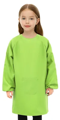 Produktbild von Malkittel für Kinder von 8-12 Jahren mit Ärmeln und Taschen
