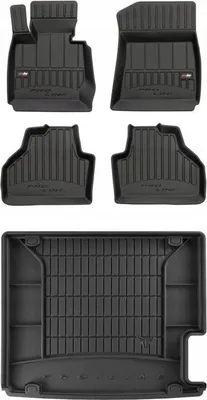 Produktbild von 3D SET Fußmatten und Kofferraummatte BMW X3 F25 2010-2017