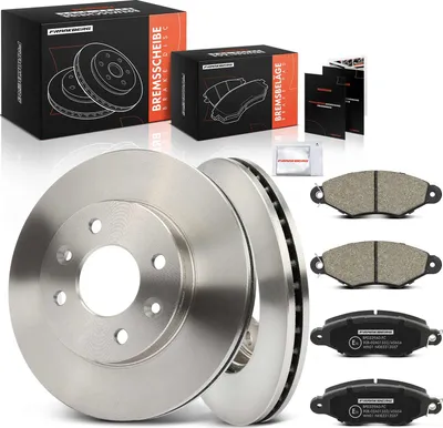 Image de Frankberg 2x disques de frein 4x plaquettes de frein avant pour Nissan Kubistar Renault Kangoo Kangoo Express