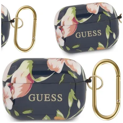 Produktbild von Guess GUACAPTPUBKFL03 AirPods Pro Cover blau/blau N.3 Flower Collection