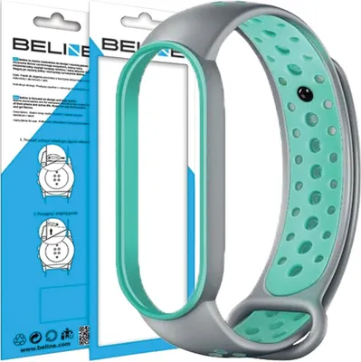 Produktbild von Beline Design Mi Band 7/6/5 Armband Graugrün/Graugrün