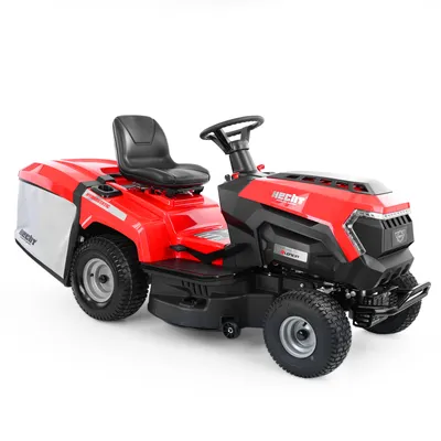 Produktbild von Aufsitzmäher Benzin Rasentraktor HECHT 5198 | 98 cm Schnittbreite | 12,5 PS | CVT-Automatik | 250 L Fangkorb