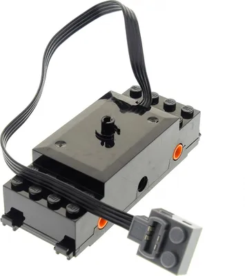Produktbild von 1x Lego Elektrik Zug Motor 9V schwarz Kabel Eisenbahn 4584375 87574c01