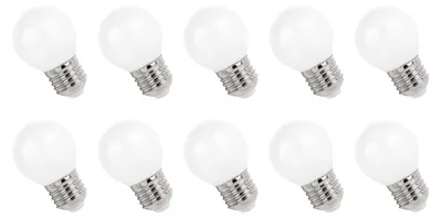 Produktbild von Spectrum E27 LED Lampe 4W 410lm 4000K Neutralweiß 230V 10 Stück