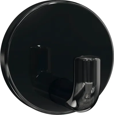 Produktbild von Hewi Einzelhaken 477.90.010 90 Polyamid Durchmesser 50mm tiefschwarz - 477.90.010 90