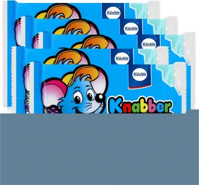 Produktbild von Küchle Knabber Esspapier blau Tutti Frutti Geschmack 25g Essoblaten (5er Pack)