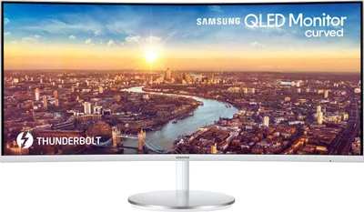 Zdjęcie produktu dla Samsung C34J791WTR, 86,4 cm (34"), 3440 x 1440 px, UltraWide Quad HD, QLED, 4 ms, Biały