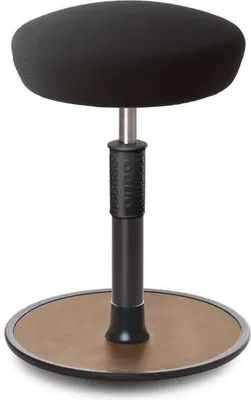 Produktbild von Sitz- Stehhocker Free Regular Hutsitz Gestrick schwarz schwarz /Natur.
