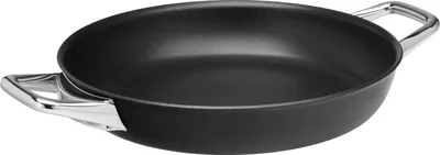Produktbild von WMF Steak Profi Schmorpfanne Induktion 28cm, Mehrschichtmaterial beschichtet, Schmortopf, Edelstahlgriff, backofenfest