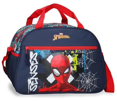 Immagine prodotto di Borsa da viaggio con stampa graffiti di Spiderman, Marvel, 40 cm