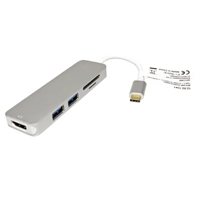 Obrázek produktu pro ROLINE Multiport adaptér USB C (M) -> HDMI A(F), 2x USB 3.0 A(F), SD, 4K@30Hz (12.02.1041)