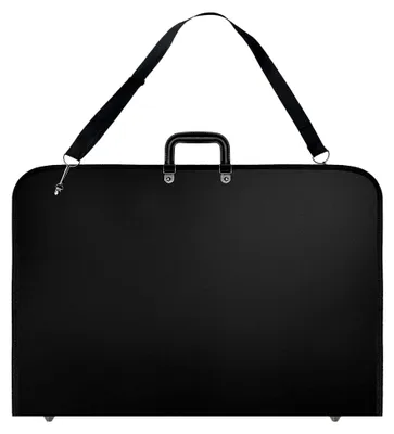 Produktbild von Schwarze Kunst Portfolio Künstler Tragetasche mit Schultergurt (19 x 14,7 x 1,5)
