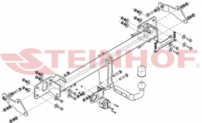 Produktbild von Z547078 Anhängerkupplung passend für MERCEDES W 205 03/2014- starr