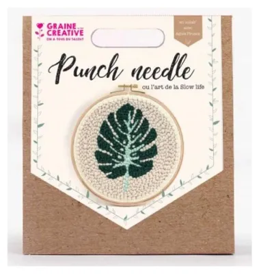Immagine prodotto di Graine Creative Monstera Leaf Punch Needle Kit