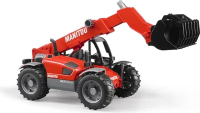 Produktbild von bruder 02125 - Manitou Teleskoplader MLT 633 - 1:16 Fahrzeuge, Baufahrzeug, Baumaschine, Stapler, Radlader, Spielzeug