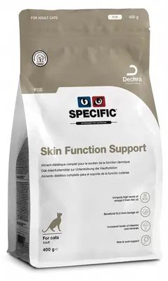 Imagen del producto de Soporte específico para la función de la piel en gatos, formulación para alimentos, 400 gramos