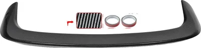 Immagine prodotto di Spoiler posteriore, materiale ABS, compatibile con i SUV compatti 2016-2022, look fibra di carbonio