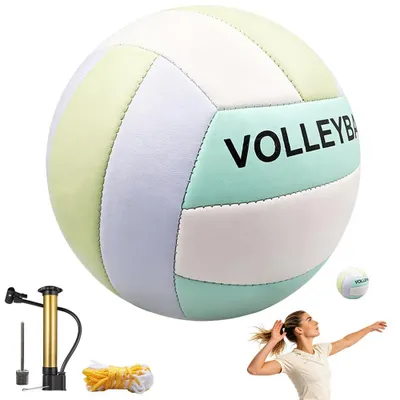 Imagen del producto de Pelota de voleibol, tamaño oficial 5, material duradero, ideal para voleibol de playa y juegos recreativos