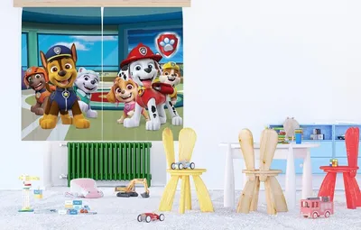 Produktbild von AG design Gardinen Paw Patrol 180 x 160 cm