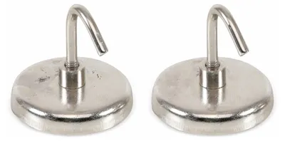 Produktbild von BGS Do it yourself Magnet-Haken rund Ø 34 mm 2-tlg. 2 Stk